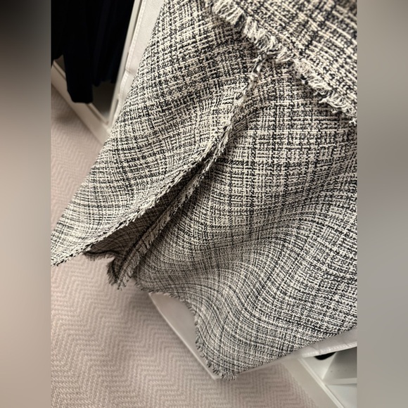 ME+EM Black and White Tweed Midi Dress - size 6 - Picture 11 of 13